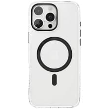 Чехол-накладка VLP Diamond Case для iPhone 16 Pro Max, полиуретан/закаленое стекло, черный - 0