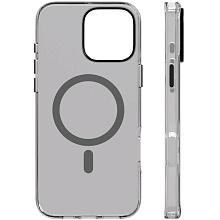 Чехол-накладка VLP Diamond Case для iPhone 16 Pro, полиуретан/закаленое стекло, черный - 1