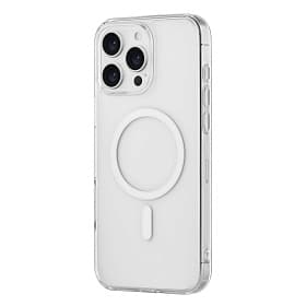 Чехол-накладка uBear Real Mag Case для iPhone 16 Pro Max, полиуретан, прозрачный - 1