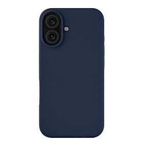 Чехол-накладка uBear Touch Mag Case для iPhone 16, силикон, темно-синий - 0