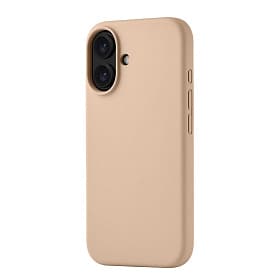 Чехол-накладка uBear Touch Mag Case для iPhone 16, силикон, латте - 1