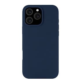 Чехол-накладка uBear Touch Mag Case для iPhone 16 Pro Max, силикон, темно-синий - 0