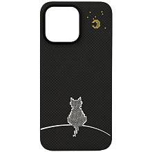 Чехол-накладка Asynora Magnetic aramid fiber cat для iPhone 15 Pro Max, арамид (кевлар), цветной - 1