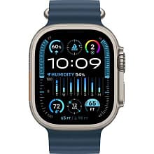 Смарт-часы Apple Watch Ultra 2 GPS + Cellular 49mm (корпус - титан, браслет Ocean Band синий, размер One Size) - 1