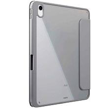 Чехол-книжка VLP Split Folio для iPad 11 (2025)/10,9″ 2022 (2022), полиуретан, серый - 2