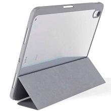 Чехол-книжка VLP Split Folio для iPad 11 (2025)/10,9″ 2022 (2022), полиуретан, серый - 3