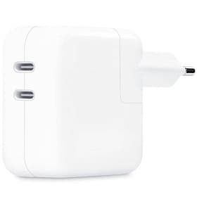 Зарядное устройство сетевое Apple Dual USB-C, 35Вт, белый - 0