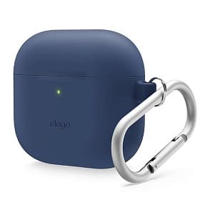 Чехол Elago Silicone Hang case синий, для AirPods 4/4 ANC - 0