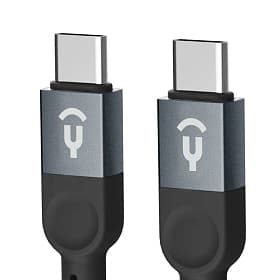 Кабель Asynora магнитный USB data cable USB-C / USB-C, 5A, 100Вт 1м, черный - 1