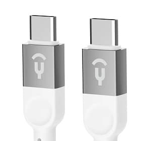 Кабель Asynora магнитный USB data cable USB-C / USB-C, 5A, 100Вт 1м, белый - 1