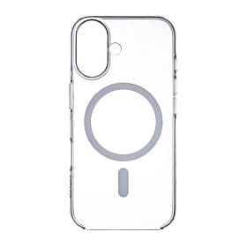 Чехол-накладка Asynora Mag Clear Case для iPhone 16 Plus, полиуретан, прозрачный - 0