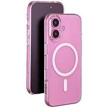 Чехол-накладка Asynora Mag Clear Case для iPhone 16 Plus, полиуретан, прозрачный - 3