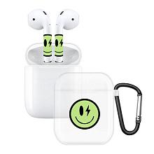 Чехол и наклейки Asynora Glow Smile, для AirPods 2 - 0