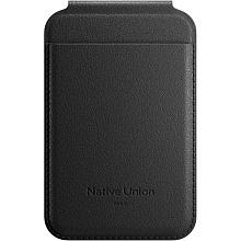 Кардхолдер Native Union Active Wallet Stand MagSafe, экокожа, черный - 3