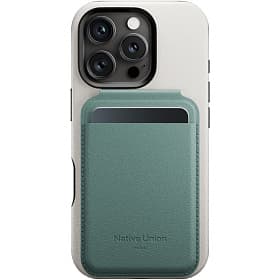 Кардхолдер Native Union Active Wallet Stand MagSafe, экокожа, зеленый - 3