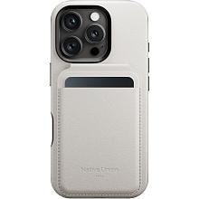 Кардхолдер Native Union Active Wallet Stand MagSafe, экокожа, песочный - 2