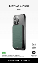 Внешний аккумулятор Native Union Classic Magnetic 5000 мАч, зеленый - 3