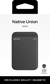 Кардхолдер Native Union (RE)Classic MagSafe, полиуретан, черный - 3