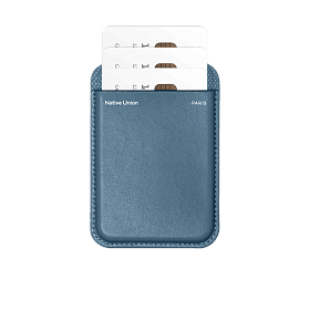 Кардхолдер Native Union (RE)Classic MagSafe, полиуретан, синий - 2