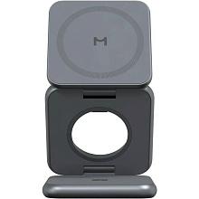 Зарядное устройство беспроводное Magssory Fold Pro 3 в 1, 23Вт, полночный черный - 1