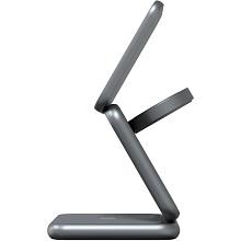 Зарядное устройство беспроводное Magssory Fold Pro 3 в 1, 23Вт, полночный черный - 3