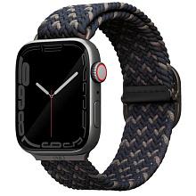 Ремешок Uniq Aspen для Apple Watch 45mm, нейлон, синий - 0