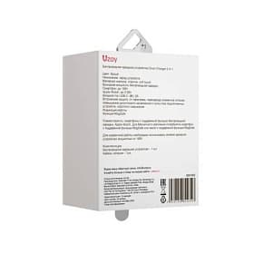 Зарядное устройство беспроводное Uzay Drum Charger 2in1, 15Вт, черный - 2