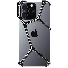 Чехол-накладка YNOT Shell для iPhone 16 Pro Max, авиационная сталь, серебристый - 0