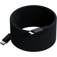 Кабель Magssory магнитный USB-C / USB-C, 240Вт 2,4м, черный - 0