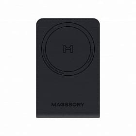 Кардхолдер Magssory Tripod Magnetic Vlog Wallet MagSafe с функцией штатива, экокожа, черный - 1