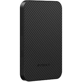 Внешний аккумулятор c БЗУ Pitaka Power Bank Qi2 5000 мАч, черный - 1