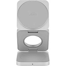 Зарядное устройство беспроводное uBear Balance 3 в1 Qi2, 15Вт, серебристый - 3