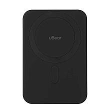 Внешний аккумулятор uBear Slide Magnetic Qi2 10000 мАч, черный - 0