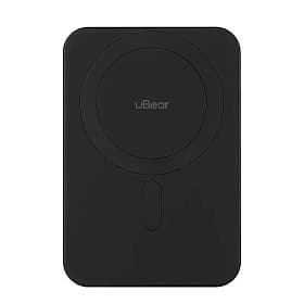 Внешний аккумулятор uBear Slide Magnetic Qi2 10000 мАч, черный - 0