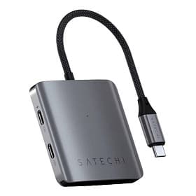 Адаптер мультипортовый Satechi 4-Port USB-C Hub with Power Delivery 4 в 1, серый - 0