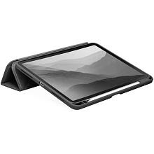 Чехол-книжка Uniq Moven для iPad 11 (2025), кожа/поликарбонат, серый - 2