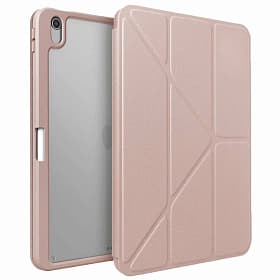 Чехол-книжка Uniq Moven для iPad 11 (2025), кожа/поликарбонат, розовый - 0