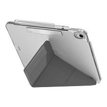 Чехол-книжка Uniq Camden Click Rhino для iPad 11 (2025), полиуретан, серый - 2