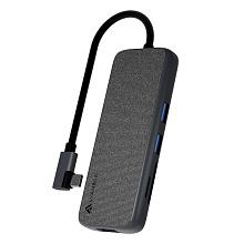 Адаптер мультипортовый Lyambda Slim Aluminum LC130, 9 в 1, серый - 0