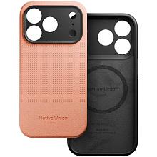Чехол-накладка Native Union ACTIVE для iPhone 17 Pro, экокожа, персиковый - 3