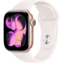 Смарт-часы Apple Watch Series 11 GPS 42mm (корпус - розовое золото, ремешок Sport Band светло-розовый, размер M/L) - 0