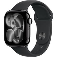 Смарт-часы Apple Watch Series 11 GPS 42mm (корпус - черный, ремешок Sport Band черный, размер S/M) - 0