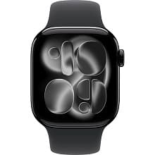 Смарт-часы Apple Watch Series 11 GPS 42mm (корпус - черный, ремешок Sport Band черный, размер S/M) - 1