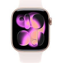 Смарт-часы Apple Watch Series 11 GPS 42mm (корпус - розовое золото, ремешок Sport Band светло-розовый, размер S/M) - 1