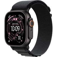 Смарт-часы Apple Watch Ultra 3 GPS + Cellular 49mm (корпус - черный титан, ремешок Alpine Loop черный, размер S) - 0