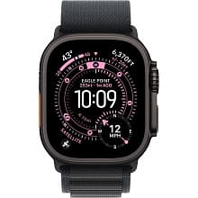 Смарт-часы Apple Watch Ultra 3 GPS + Cellular 49mm (корпус - черный титан, ремешок Alpine Loop черный, размер S) - 1