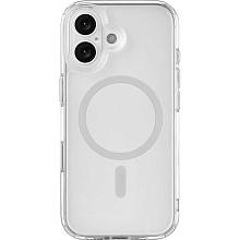 Чехол-накладка uBear Real Mag для iPhone 17, поликарбонат, прозрачный - 0