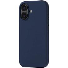 Чехол-накладка uBear Touch Mag для iPhone 17, силикон, темно-синий - 1