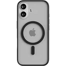 Чехол-накладка uBear Cloud Mag для iPhone 17, полиуретан, черный - 0