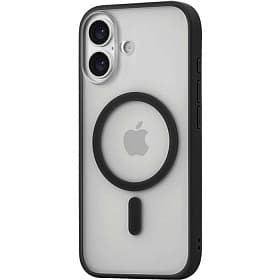 Чехол-накладка uBear Cloud Mag для iPhone 17, полиуретан, черный - 1